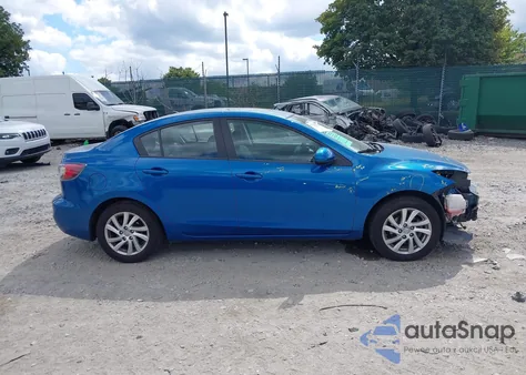 2012 Mazda Mazda3 I Grand Touring из США, поврежденный, VIN JM1BL1W87C1652387